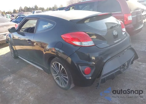 2016 Hyundai Veloster Turbo from USA, damaged, VIN KMHTC6AE6GU297842